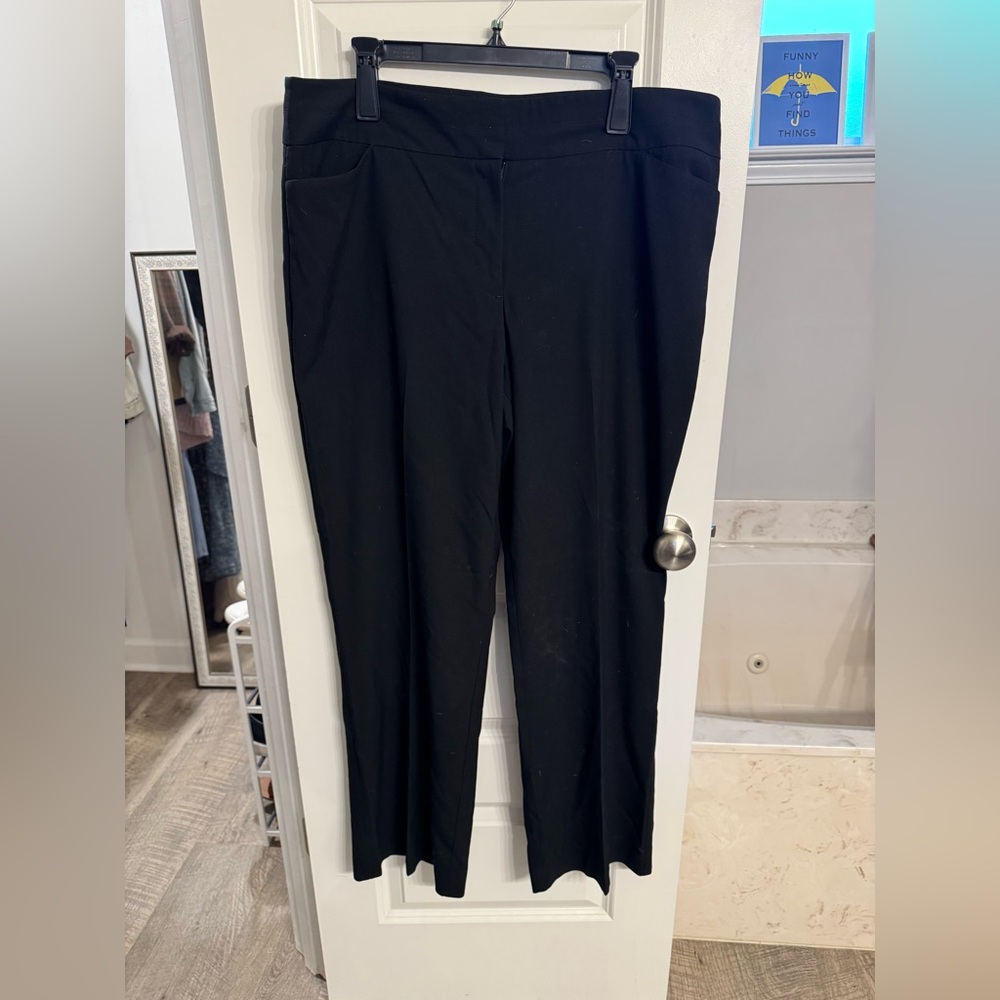 LOFT Classic Black Flare Pants